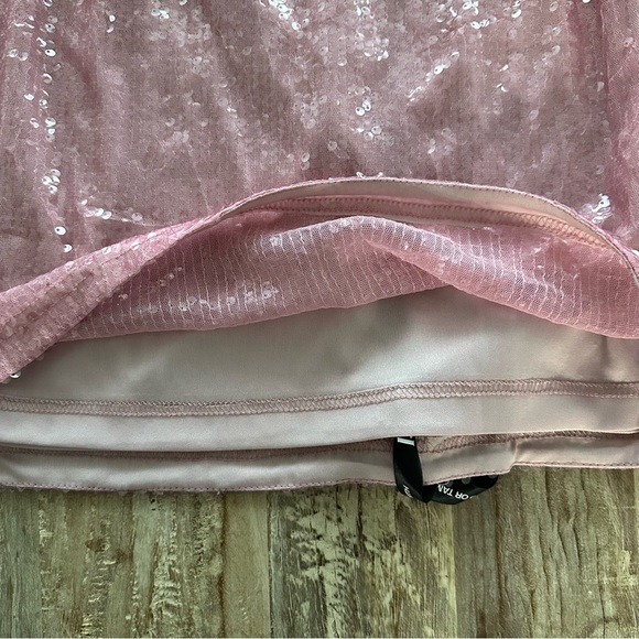 Kyo The Brand Sequin Mini Skirt SZ 6 Pink Party Sparkle Barbiecore NWT - Picture 4 of 9